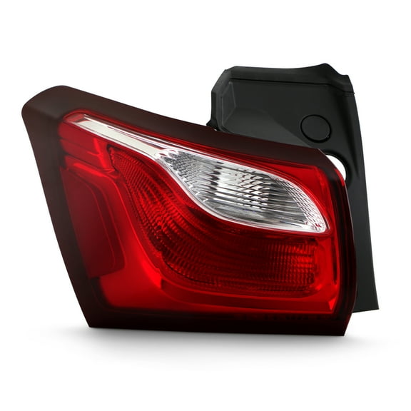 AKKON - Fits 2018 2019 2020 Chevy Equinox w/ Incandescent Chrome Red Tail Light Brake Lamp Outer Driver Left Side Replacement