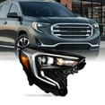 thumbnail image 1 of AKKON - Fits 2018-2021 GMC Terrain LED Tube Running Marker [HID/Xenon Type] Projector Chrome Headlight Passenger Right, 1 of 7