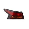 thumbnail image 1 of AKKON - Fits 2019-2022 Altima Sedan Model [Halogen Type] Chrome Red Tail Light Brake Lamp Outer Left Driver Side Replacement, 1 of 6