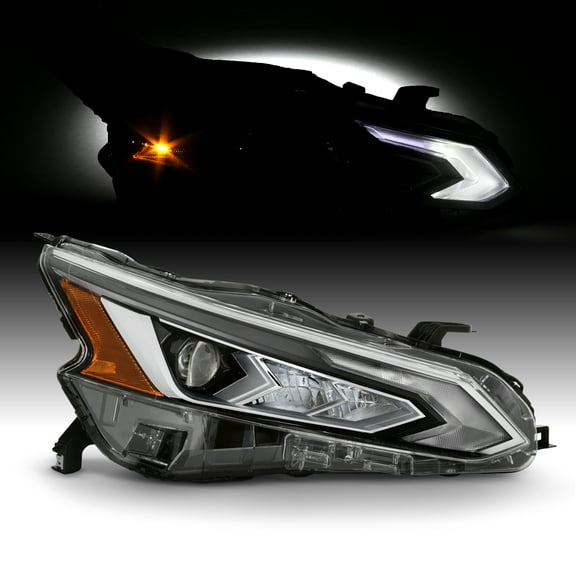 AKKON - Fits 2019-2022 Nissan Altima LED DRL Projector OE Headlights w/ High Beam Assist - Right Replacement