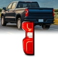 thumbnail image 1 of AKKON - Fits 2019-2024 Chevy Sliverado 1500 20-24 2500HD 3500HD [LED Type] Tube Signal Chrome Red Tail Light Driver Left, 1 of 7