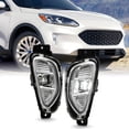 thumbnail image 1 of AKKON - Fits 2020-2022 Ford Escape [LED Type] Bumper Chrome Fog Lights Pair w/ Wiring Harness Screw Switch Accessories, 1 of 7