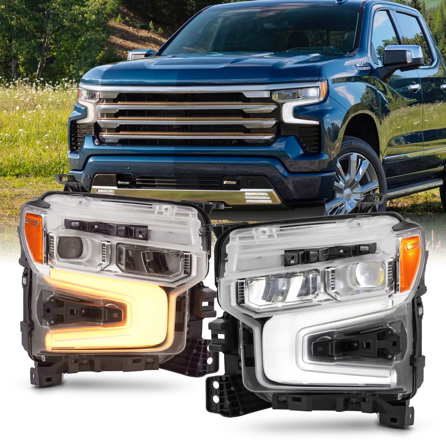 Elegant 2023 Silverado 1500 Led Headlights Images