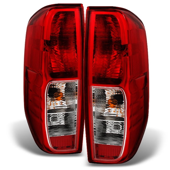 AKKON - Fits Frontier / Suzuki Equator Pickup Truck Red Clear Tail Lights Replacement Left + Right Pair