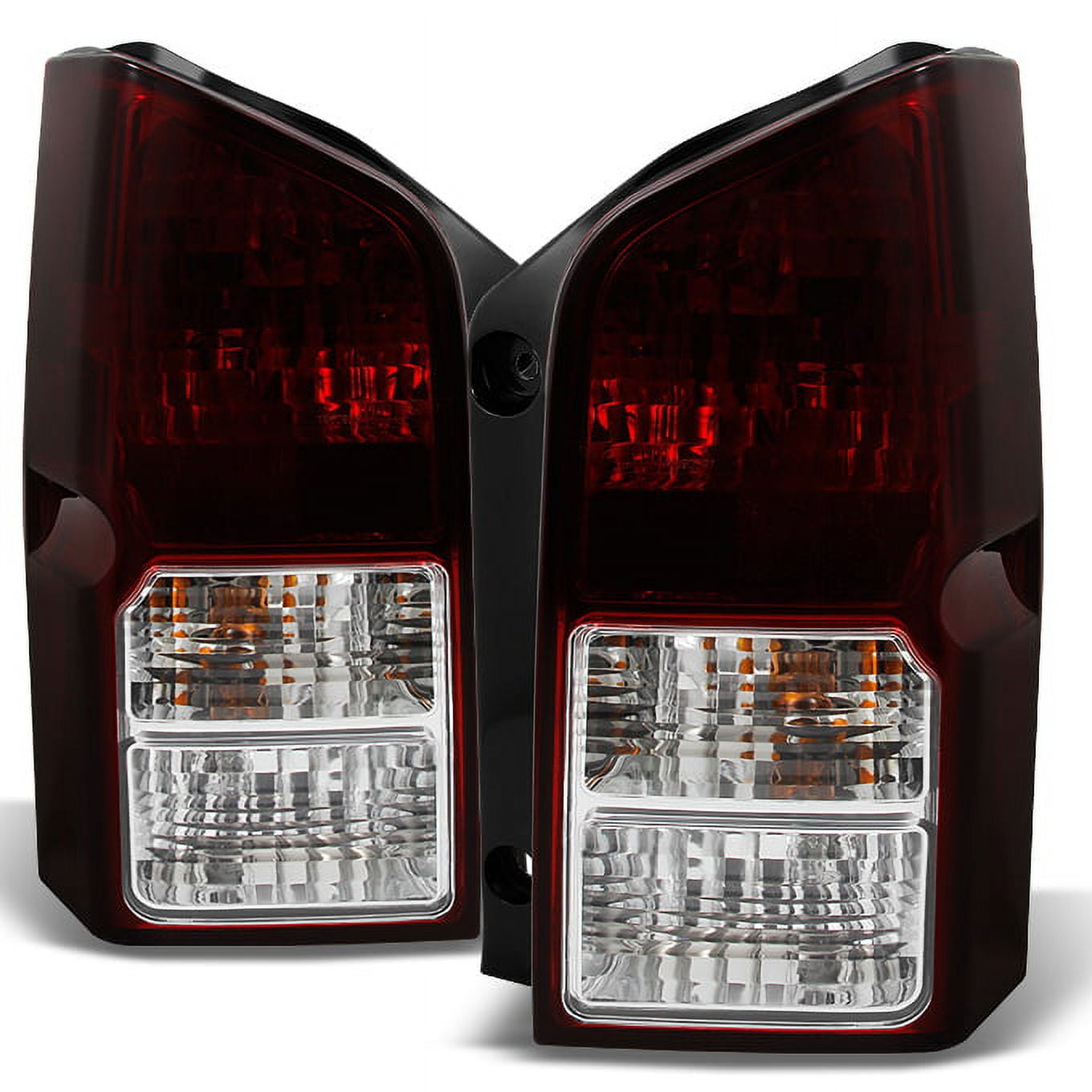 AKKON - Fits Pathfinder SUV Dark Red Tail Lights Brake Lamp Driver Left + Passenger Right Replacement Pair