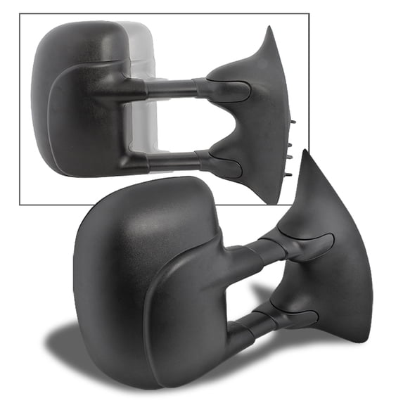 AKKON - For 00-05 Excursion 99-07 SuperDuty Pickup Truck Extendable Towing Manual Mirrors Passenger Right Side Replacement