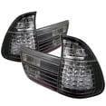 thumbnail image 1 of AKKON - For 00-06 BMW E53 X5 SUV Black Rear LED Tail Light Brake Lamps 4pcs Set Replacement Pair Left + Right, 1 of 2