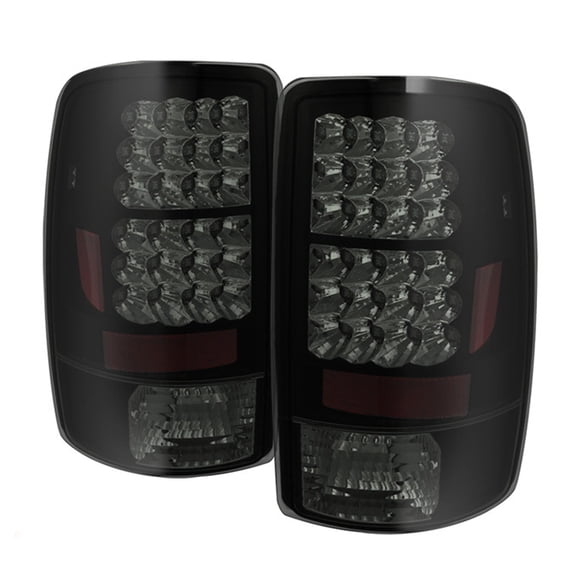 AKKON - For 00-06 Suburban Taho Yukon Yukon Denali Black Smoke LED Tail Lights Brake Lamps FOR LIFTGATE MODEL