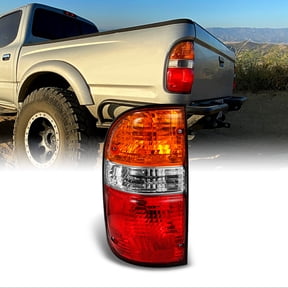 AKKON - For 01-04 Toyota Tacoma Pickup Red Amber Rear Tail Light Brake Lamp Brake Light Driver Left Side Replacement