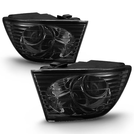 AKKON - For 01-05 Lexus IS Altezza XE10 Smoked Lens Projector Fog Light Direct Replacement W/ Wiring