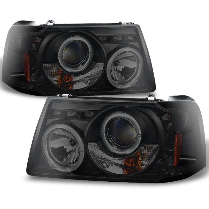DEPO H4 Halogen Headlight Assembly – Right Side For Ford Ranger 2002-2006 – Chrome Housing