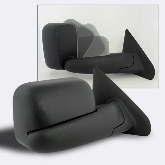 AKKON - For 02-08 Dodge Ram Extendable Towing Power Telescoping Wide Angle Side Mirrors Passenger Side