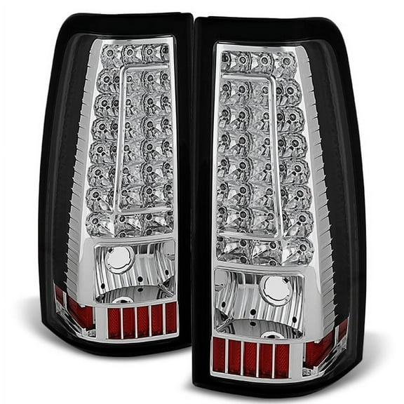 AKKON - For 03-06 Chevy Silverado 04-06 GMC Sierra Pickup Truck Clear G2 LED Tail Lights Brake Lamps Replacement