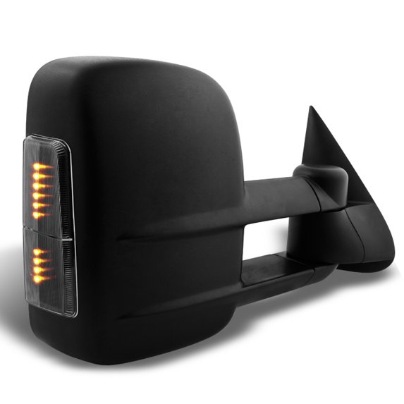 AKKON - For 03-07 Silverado Pickup Power Heated LED Smoke Turn Signal Passenger Right Extendable Tow Mirror