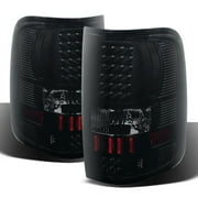AKKON - For 04-08 Ford F150 F-150 Pickup Truck Styleside Model Black Smoked LED Tail Lights Brake Lamps Pair