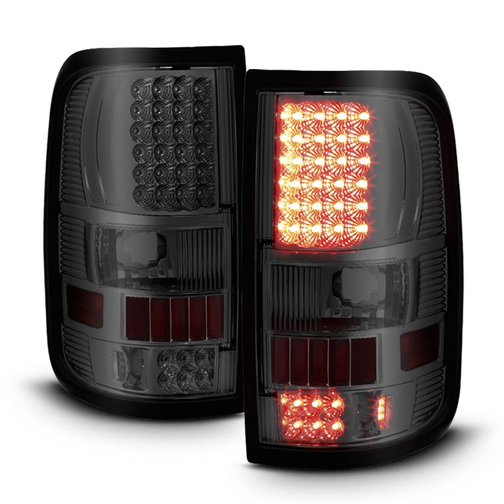 AKKON - For 04-08 Ford F150 F-150 Pickup Truck Styleside Model Smoke LED Tail Lights Brake Lamps Replacement