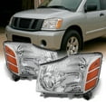 thumbnail image 1 of AKKON - For 04-15 Titan Pickup Truck 05-07 Armada Headlights Front Lamps Direct Replacement Pair Left + Right, 1 of 6