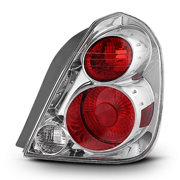 AKKON - For 05-06 Altima Sedan Chrome Clear Rear Passenger Right Side Tail Light Brake Lamp Direct Replacement