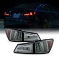 thumbnail image 1 of AKKON - For 06-08 Lexus IS250 IS350 XE20 JDM Smoekd Smoke LED Light Tube Design Full LED Tail Lights Brake Lamps, 1 of 7