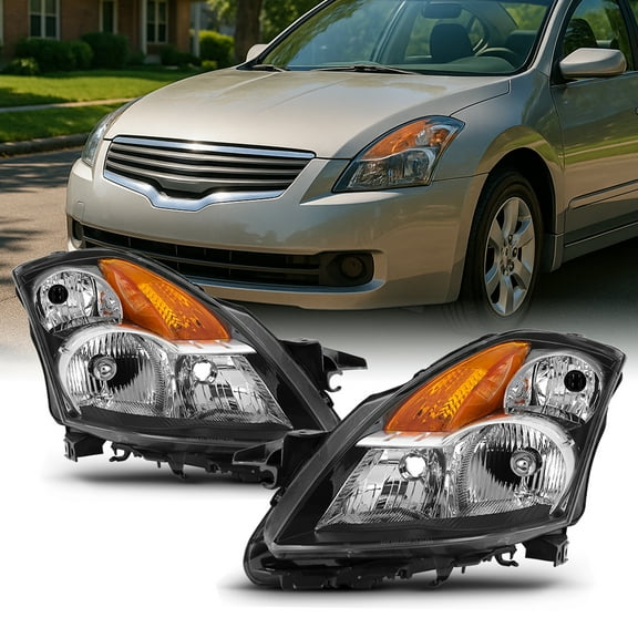 AKKON - For 07-09 Nissan Altima 4DOOR 4Dr Sedan Factory Style Headlight Lamps Assembly Driver and Passenger Side
