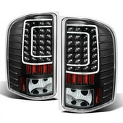 AKKON - For 07-13 Chevy Silverado 1500 2500 3500 Pickup Truck Black LED Tail Lights Brake Lamps Replacement
