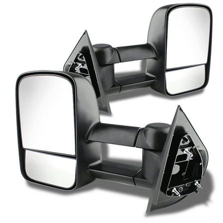 AKKON - For 07-13 Chevy Silverado Pickup Truck Extendable Towing Manual Mirrors Passenger Right Side Replacement