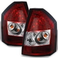 thumbnail image 1 of AKKON - For 08-10 Chrysler 300C Rear Red Clear LED Tail Light Brake Lamps Taillamps Replacement Left + Right, 1 of 5