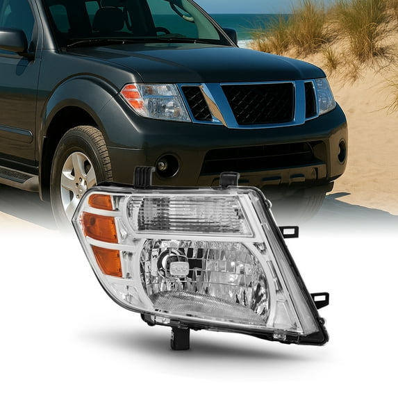 AKKON - For 08-12 Pathfinder Passenger Right Side Headlight Head Lamp Front Lamp Direct Replacement Right Passenger Side