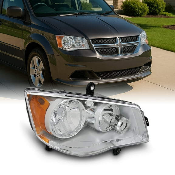 AKKON - For 08-16 Chrysler Town & Country ｜11-20 Dodge Grand Caravan Headlight Headlamp Right [Passenger] Side