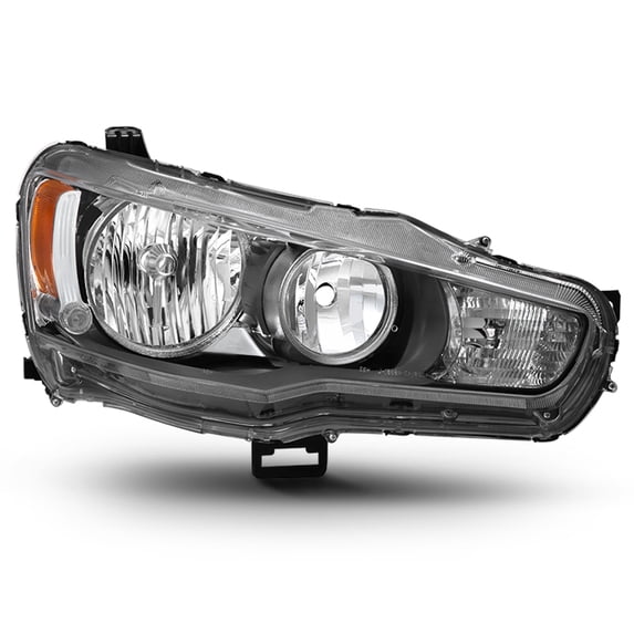 AKKON - For 08-17 Mitsubishi Lancer 08-12 Lancer Evolution Halogen Type Passenger Right Headlight Replacement