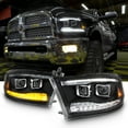 thumbnail image 1 of AKKON - For 09-18 Dodge Ram 1500 2500 3500 Upgrade Projector & Bar LED Black Housing Headlights With Light Bulbs Set, 1 of 7