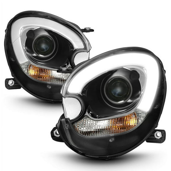 AKKON - For 11-16 Mini Cooper Countryman 13-16 Paceman [Halogen Type] LED DRL Daytime Running light Tube Projector Headlights