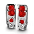 thumbnail image 1 of AKKON - For 1989-1996 Ford F150 | F250 | Bronco Pickup Truck Chrome Clear Tail Lights Lamps Left + Right Pair, 1 of 6