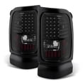 thumbnail image 1 of AKKON - For 1994-2001 Ram 1500 1994-2002 Ram 2500 3500 Pickup Truck Black Smoked LED Tail Lights Brake Lamps LH+RH Pair, 1 of 6