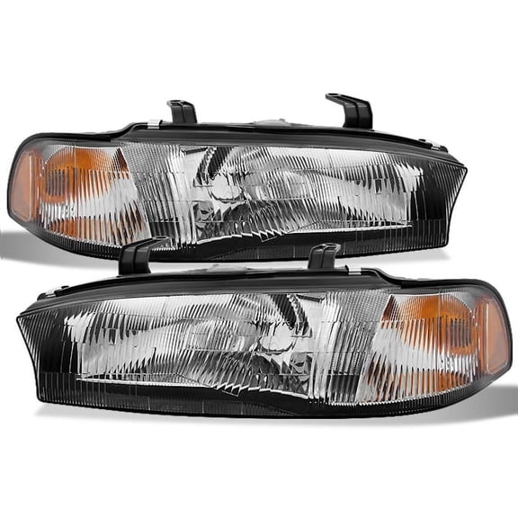AKKON - For 1995-1997 Subaru Legacy L GT LS Outback Postal Model Clear Headlights Driver Left + Passenger Right Side Pair