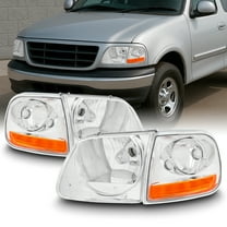 AKKON - For 1997-2003 Ford Expedition | F-150 | F-250 Lightduty Headlights Headlamps   Signal Lights Combo Set