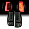 thumbnail image 1 of AKKON - For 1999-2002 Silverado 1500 2500 1999-2006 Sierra Pickup Truck Smoked V2 LED Tube Tail Lights Brake Lamps Pair, 1 of 7