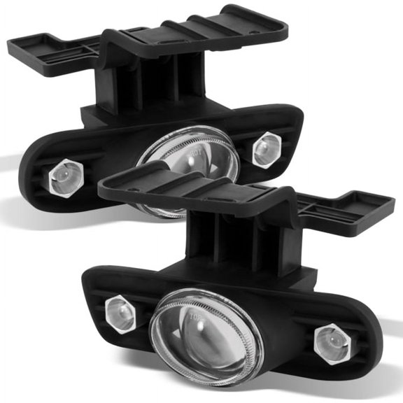 AKKON - For 1999-2002 Silverado 2000-2006 Suburban Tahoe Halo Projector Fog Lights w/LED Bulb + Wiring + Switch