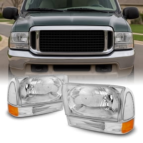 AKKON - For 1999-2004 Ford Excursion F250 F350 F450 F550 Superduty OE Replacement Headlights w/ Bumper Lamps Driver/Passenger