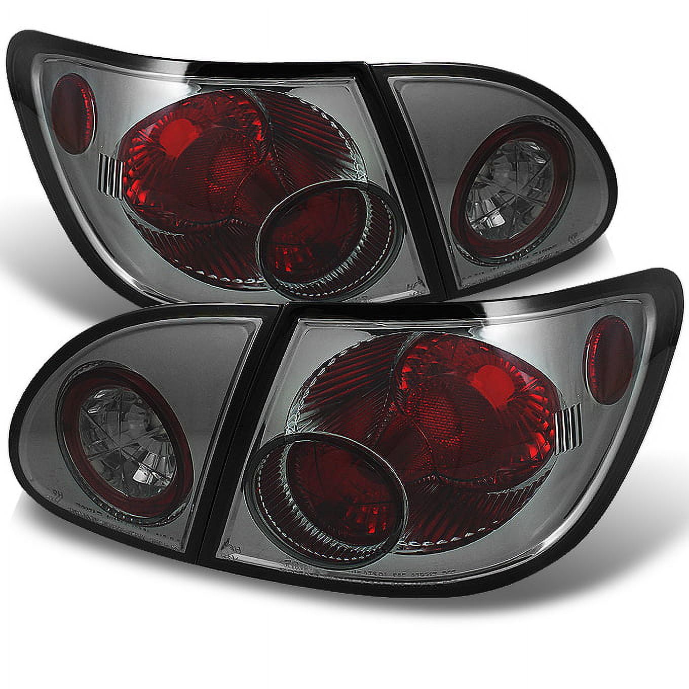 AKKON - For 2003-2008 Toyota Corolla Smoked Altezza Tail Lights Rear ...
