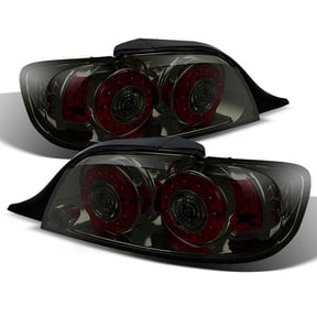 AKKON - For 2004-2008 Mazda RX-8 RX8 SE3P Smoked Lens Dual LED Round Brake Signal Tail Light Assembly L+R