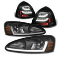 thumbnail image 1 of AKKON - For 2004-2008 Pontiac Grand Prix LED Light Tube DRL Headlights + Tail Lamps [Black Housing], 1 of 7