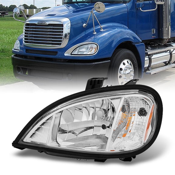 AKKON - For 2004-2017 Freightliner Columbia semi-trailer Truck Driver LH Left Side Headlight Headlamp Assembly