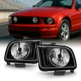 thumbnail image 1 of AKKON - For 2005 2006 2007 2008 2009 Ford Mustang OE Direct Replacement Black Headlights Lamp Left + Right, 1 of 5