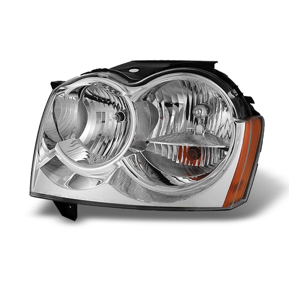 AKKON - For 2005 2006 2007 Jeep Grand Cherokee LH Driver Side Clear Headlight Headlamp Replacement Assembly