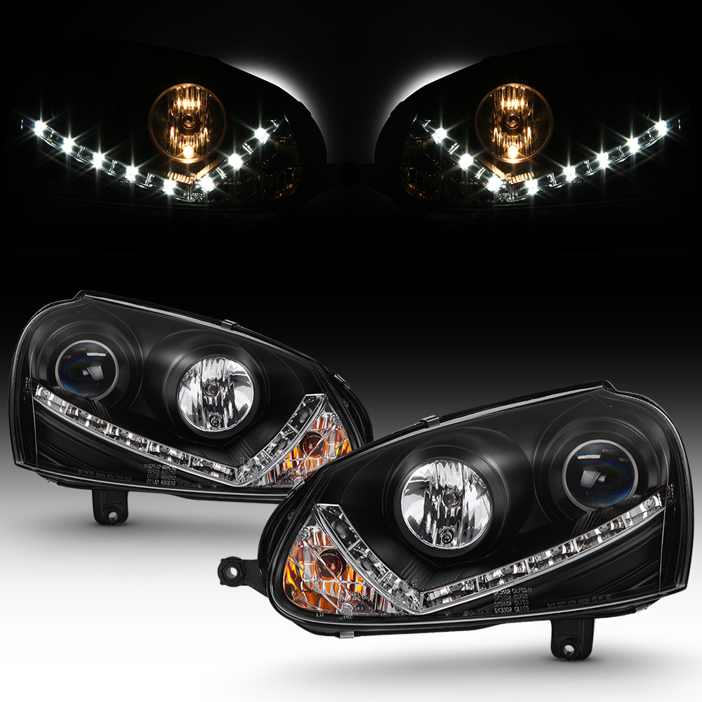 AKKON - For 2006-09 VW GTI/Jetta/Rabbit LED Daytime Running Lamp Bar ...