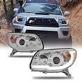 thumbnail image 1 of AKKON - For 2006 2007 2008 2009 Toyota 4Runner LED DRL Projector Chrome Headlights Lamps Pair, 1 of 7