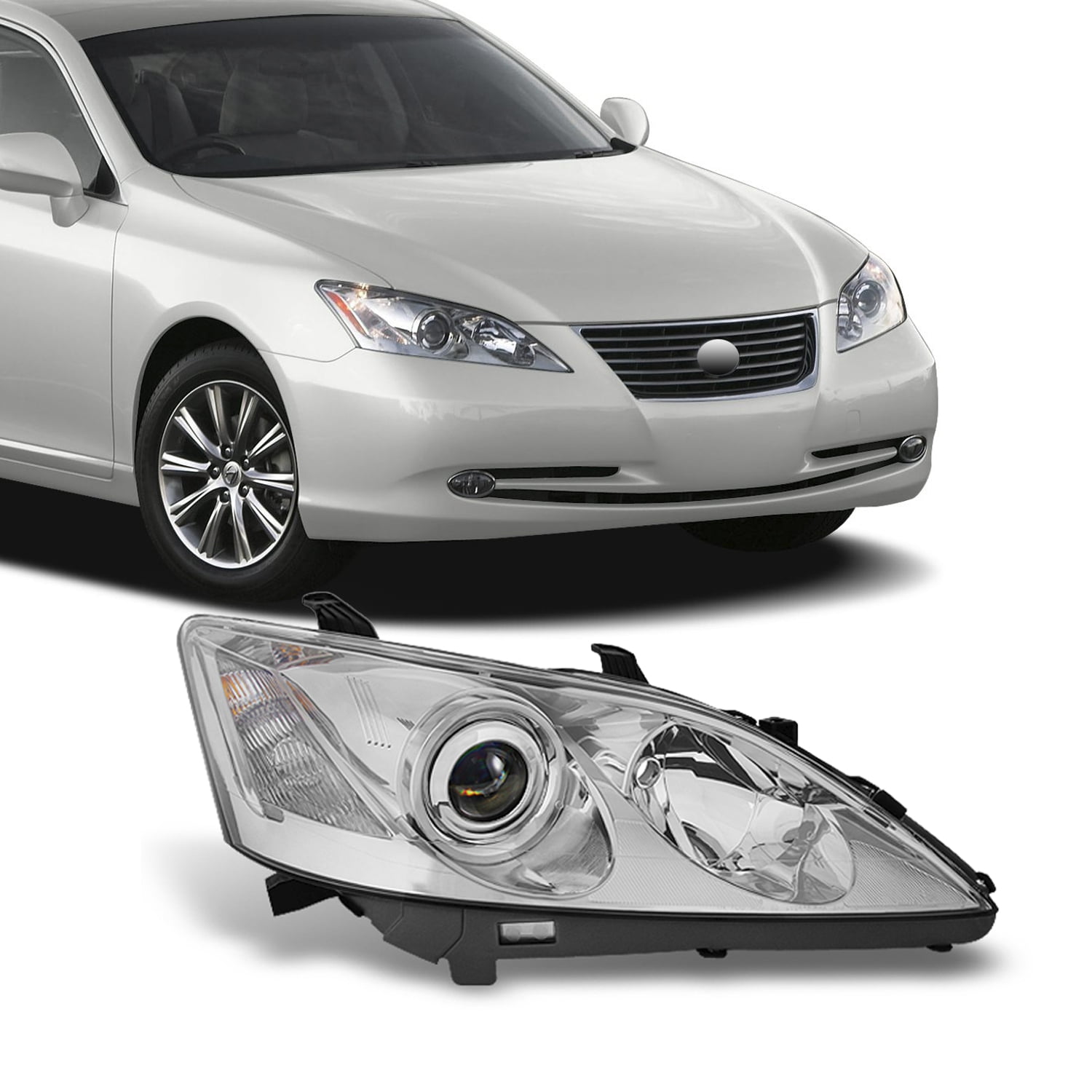 AKKON For 2007 2008 2009 Lexus ES350 ES 350 Passenger Right RH Side Halogen Type Headlight
