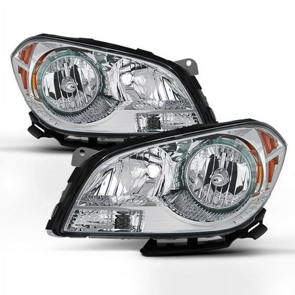 AKKON - For 2008 2009 2011 2012 Chevy Malibu Driver & Passenger Both Side Headlights Headlamps Assembly
