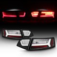 thumbnail image 1 of AKKON - For 2009-11 Audi A6 Full LED Daytime Running Lamp Bar Tail Lights Black Housing Clear Lens Full Set, 1 of 7